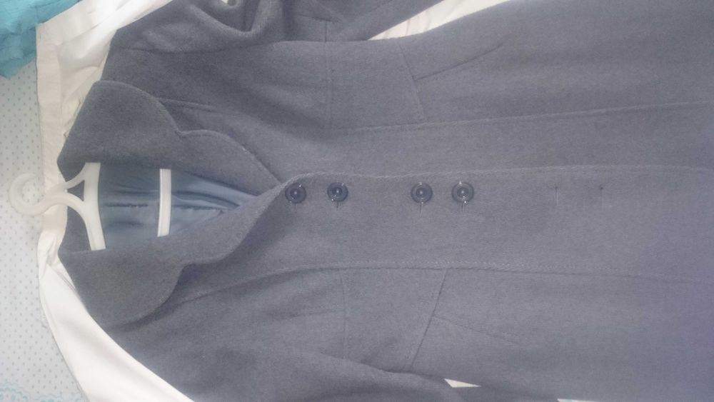 Пальто шерстянное