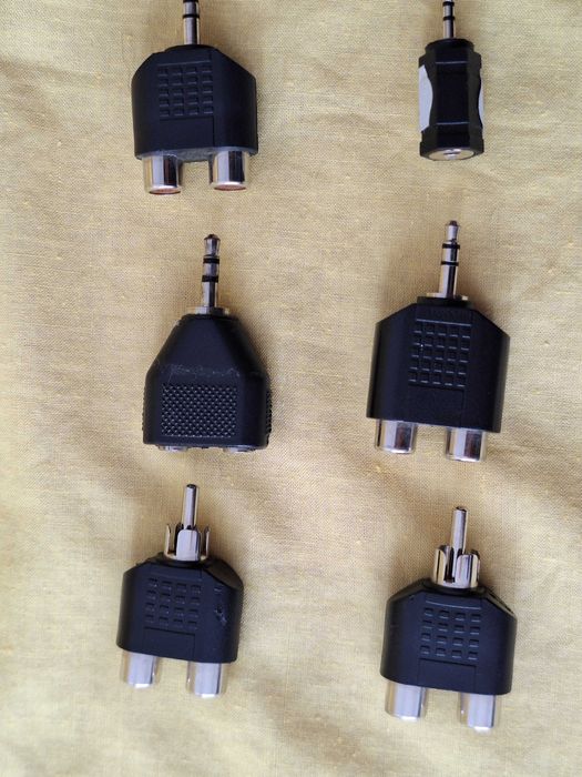 Adaptoare audio stereo, modele diferite, conectare RCA, Jack 3,5, Jack 2,5