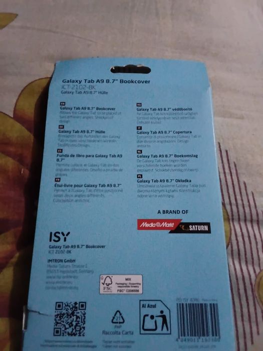 Vând Husă Tableta Galaxy  Tab A 9 de 8,7 Ingh Nouă