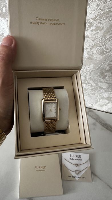 Часы burker Olivia Gold White