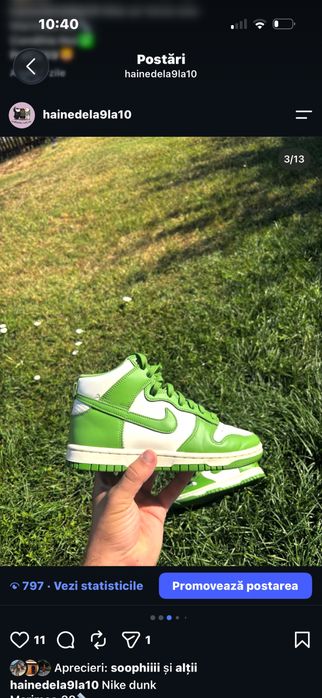 Nike dunk mid in stare buna