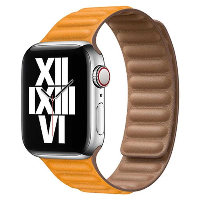 Curea piele magnetica Apple Watch 11 10 9 8 7 42/44/45mm / Ultra 49mm