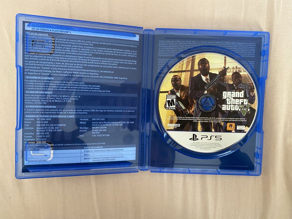 Диск для PS5 Grand Theft Auto 5