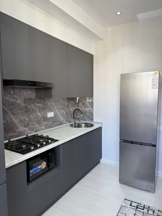 Xon saroy Ocean 2 xona 55 M2 + 16 M2 balkon evroremont mebel + texnika