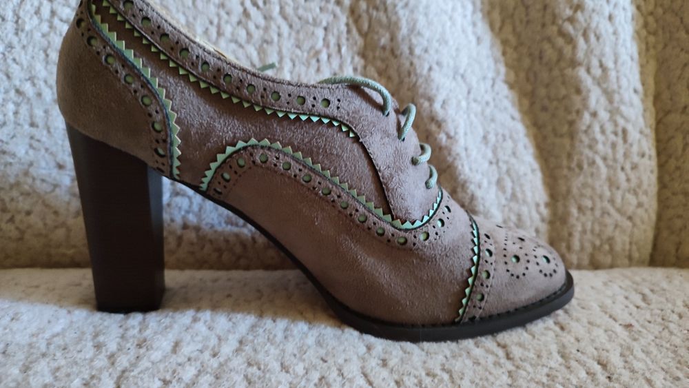 Кожаные сапоги осень/весна