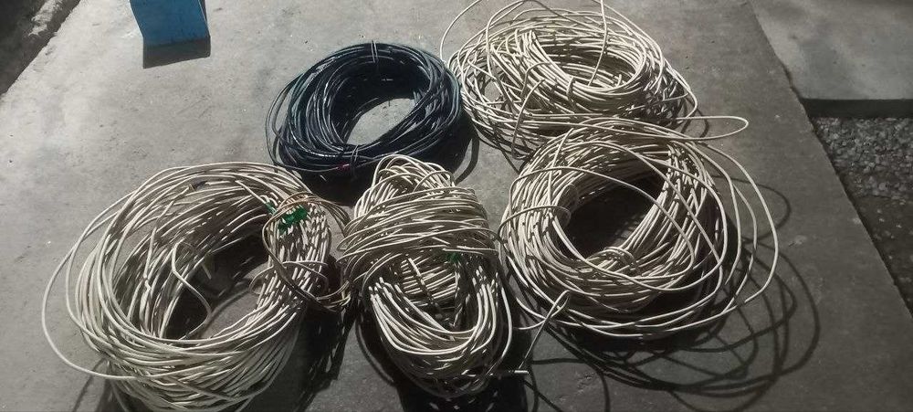 Алюминиевый кабель 10,б-у.