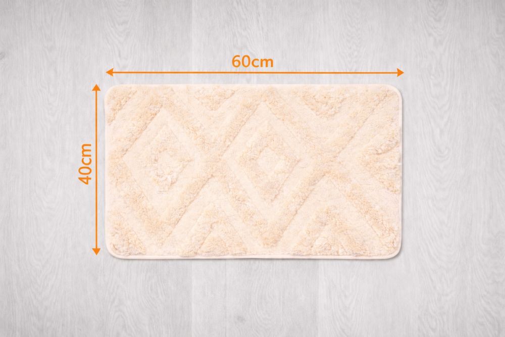 Covoraș de baie pufos, antiderapant – super absorbant, nou