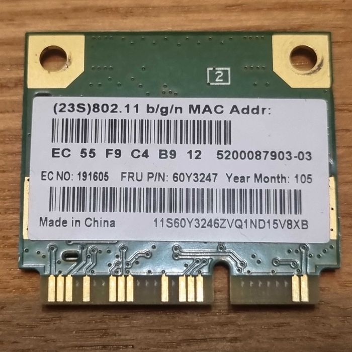 Wi-Fi адаптер Realtek Half Mini PCIe RTL8188CE