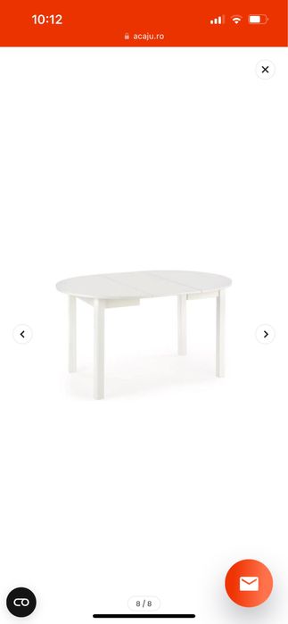 Masa rotunda extensibila 4-8 persoane