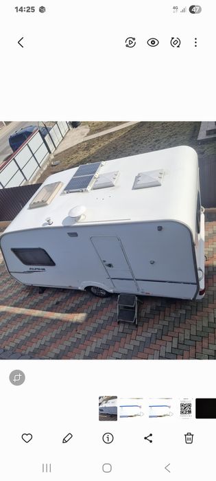 Vând rulota model Swift Sprite alpine 2 2007 cu nr roșii 3 luni