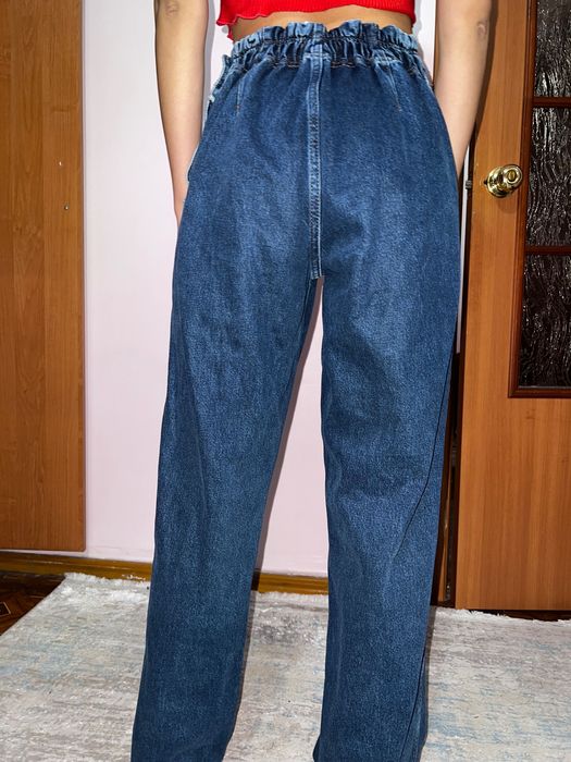 Джинсы темно синие