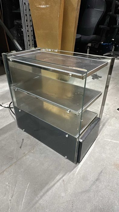 Vitrină caldă profesională WMF cu rafturi inox HORECA