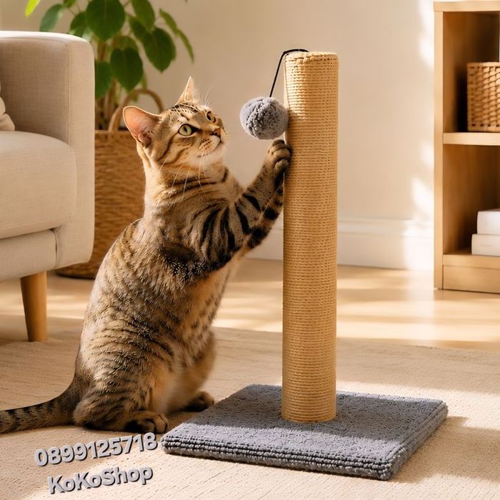 Котешка драскалка - 30 х 30 х 40 см, драскалка за котки