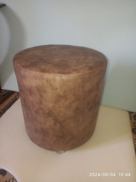 Пуфик жаңадан исленген