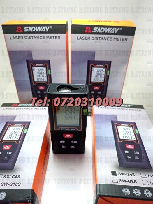 Aparat Masura Laser 40m Sndway Digital Portabil Usor De Manipulat