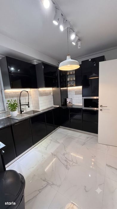 Apartament 3 camere, 75 mp, parcare, mobilat lux, Otopeni — fotografia 3