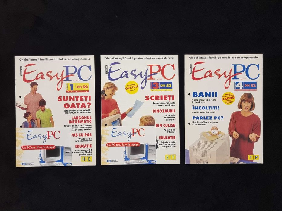 Revista Easy PC de colectie, anul 1999, vol.1,3,4