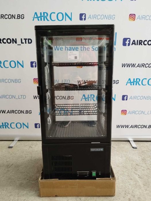 Хладилна витрина за торти UPD80-BLACK 428x386x1000