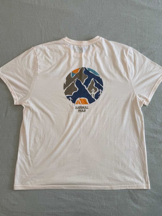 Продавам комплект 4 тениски XL – Natural Park + Decathlon Kiprun, отлично състояние