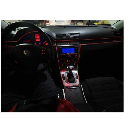 Интериорна LED лента 1 метър - червена