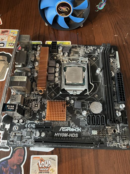 Материнская плата , процессор , кулер: 20 000 тг. - Комплектующие и ...