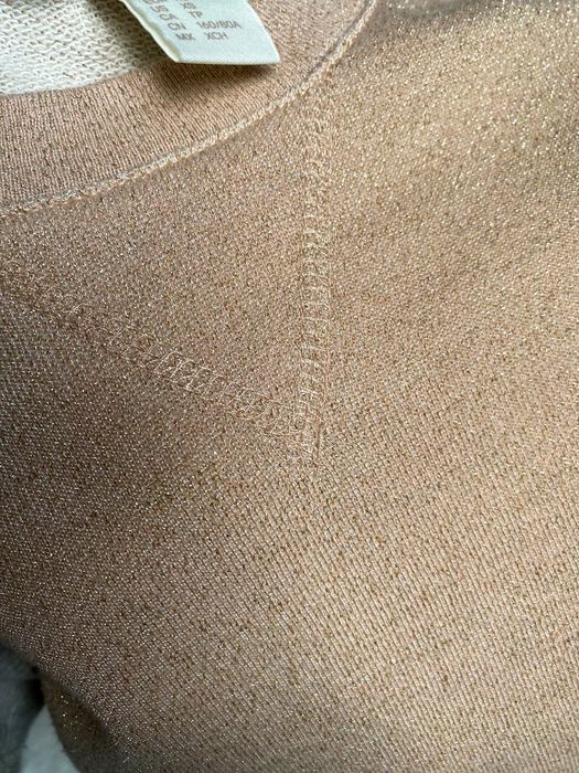 Блуза за бременни със златисти нишки H&M