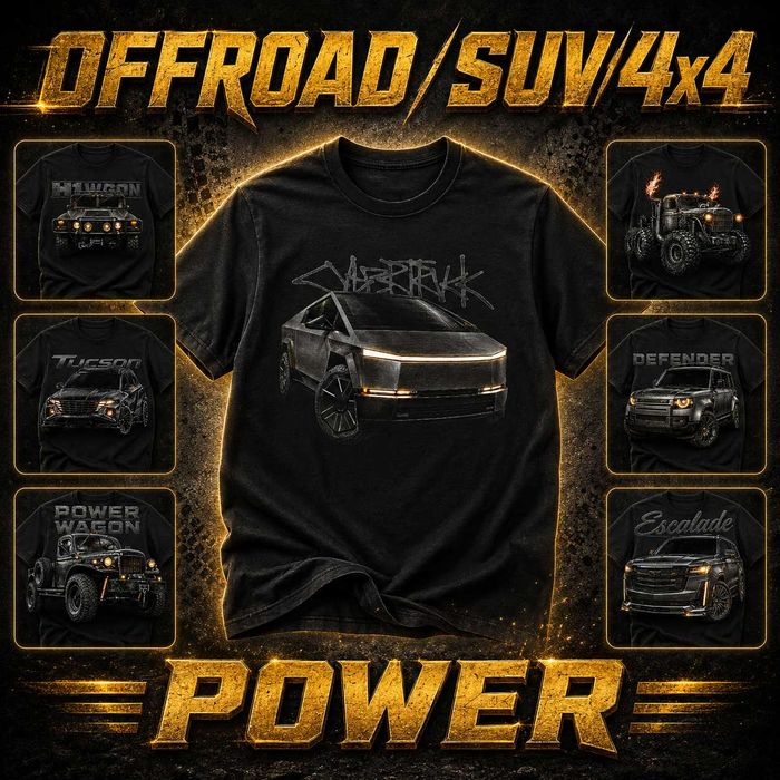 SUV / 4x4 Off-Road Тениски | Jeep, Hummer, Defender, G-Class, Pickup
