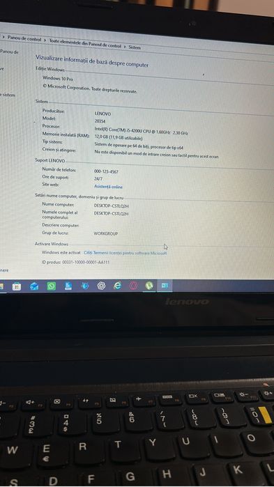 Vand laptop lenovo 2354