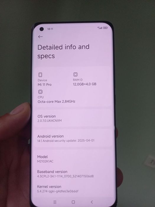 Xiaomi mi 11 pro Flagman