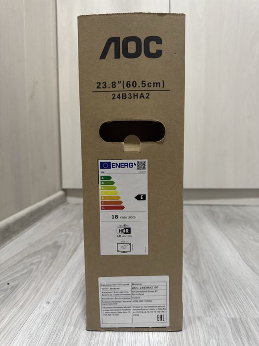 Монитор AOC 24B3HA2/01 (23.8”, FullHD, IPS, 100 Hz)