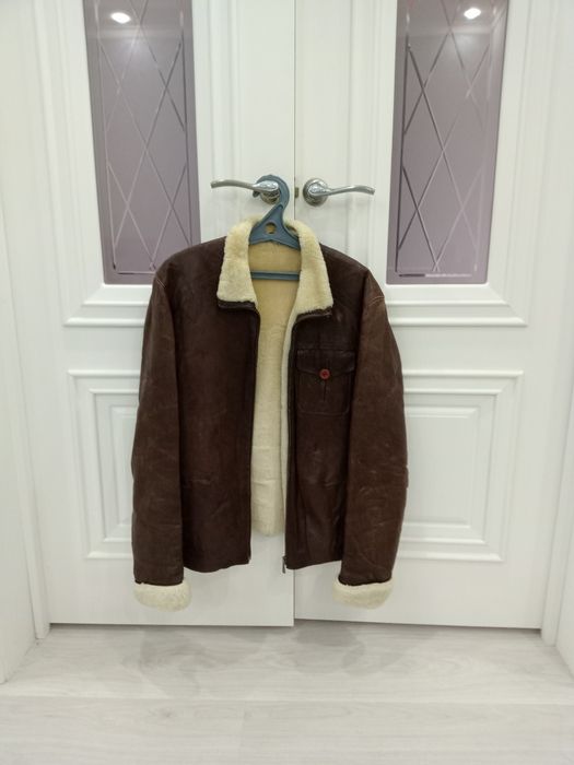 Куртка кожанная б/у