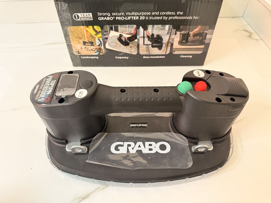 ventuza electrica GRABO Pro lifter 20 sticla, gresie, lemn, rigips