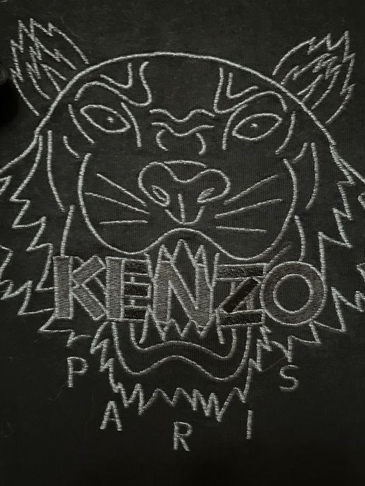 Оригинальное платье Kenzo Tiger с воланом