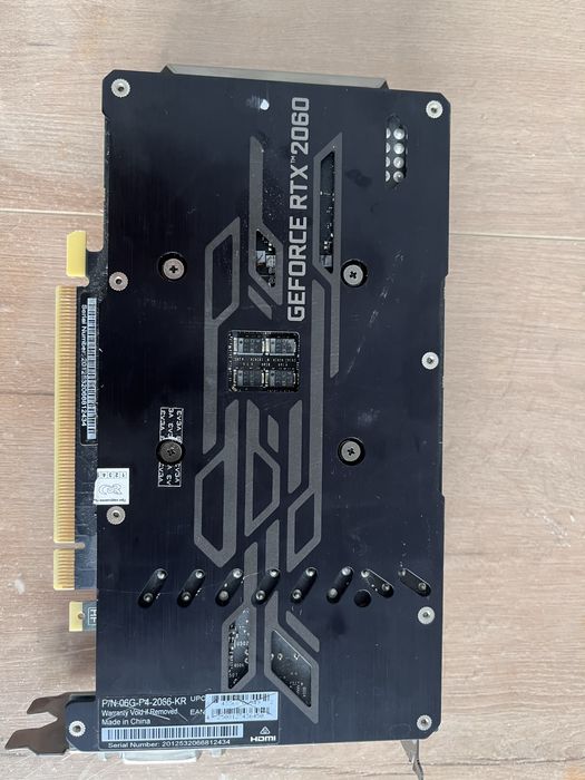 Видеокарта RTX 2060 6GB by EVGA