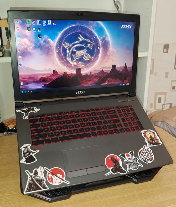 Vând/schimb Laptop MSI gaming i7 7700hq / gtx 1050ti 4gb / 16 ddr4 / ssd