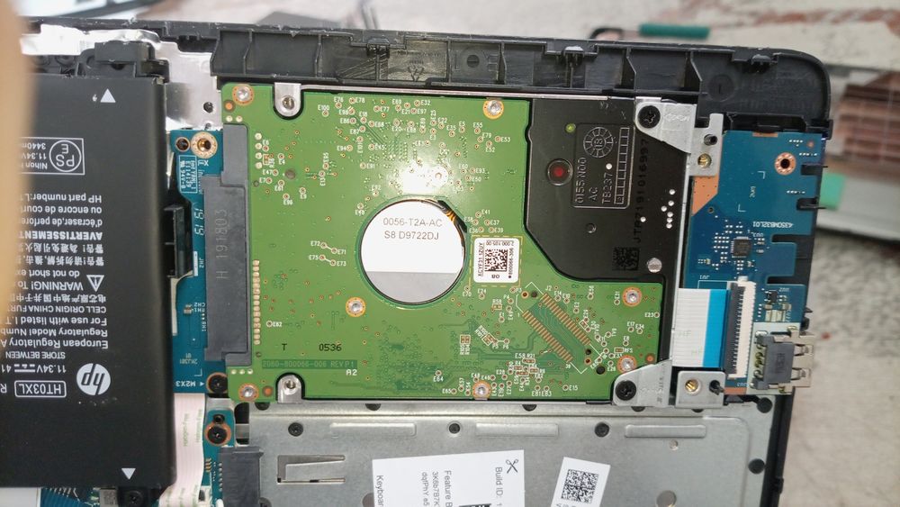 HHD 1TB WDC. Ноутбук