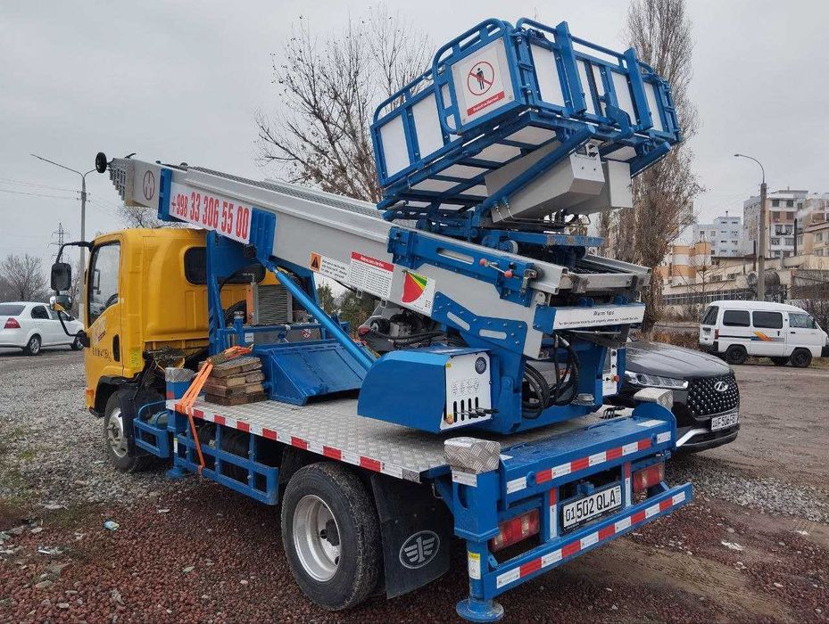 Avtolift xizmati yuqori qavatlarga yuklarni chiqarib berish 32m vishka