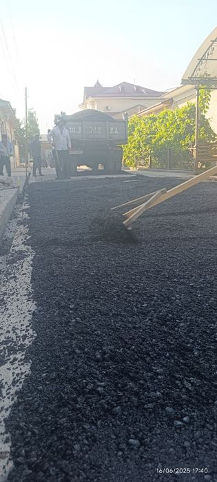 Асфальт хизмати Узбекистан буйлаб