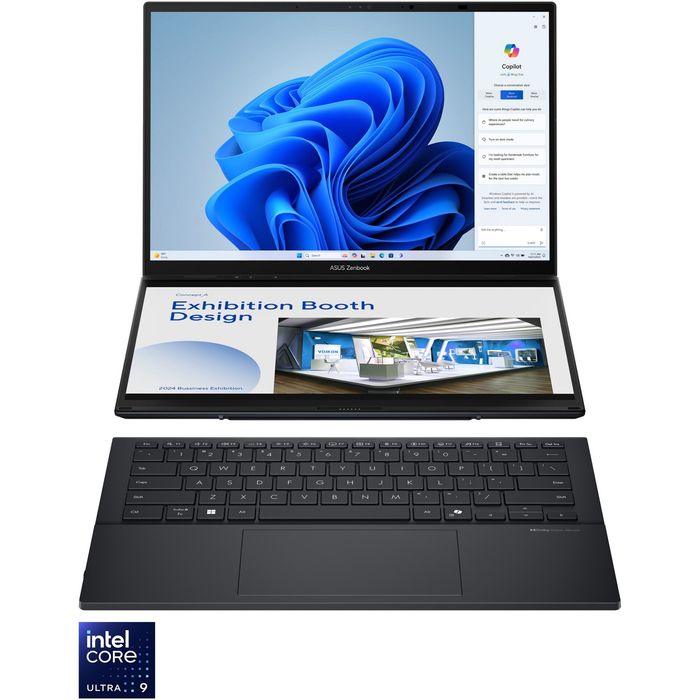 ASUS Zenbook Duo OLED UX8406CA-PZ005W 14.0 ", INTEL CORE ULTRA 9 285H, RAM 32 GB, SSD 2000 GB