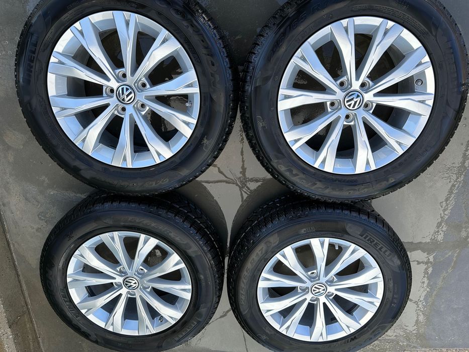 Jante originale VW (Volkswagen) 17 cu anvelope de iarna "MONTANA"