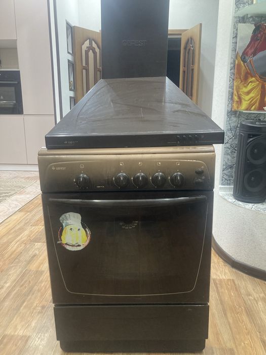 Газ плита с вытяжкой