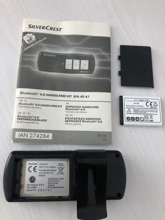 Hands free Bluetooth