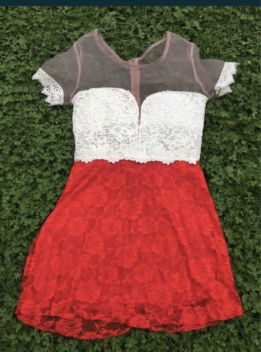 Camasa Tommy Hilfinger+ blugi Zara+ rochie rosie , marimea XS