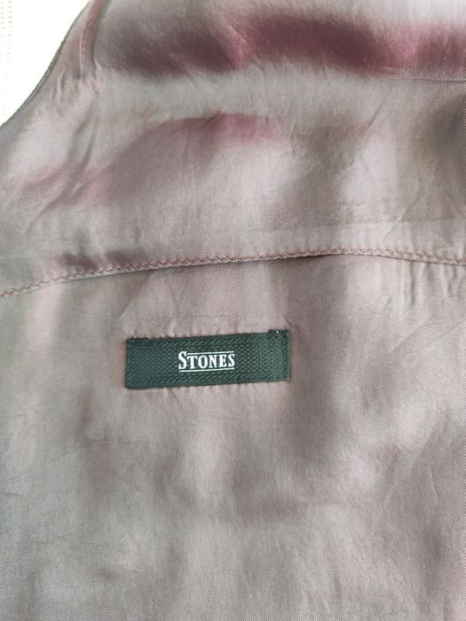 Vestă dungi  bărbați cu lână -XL