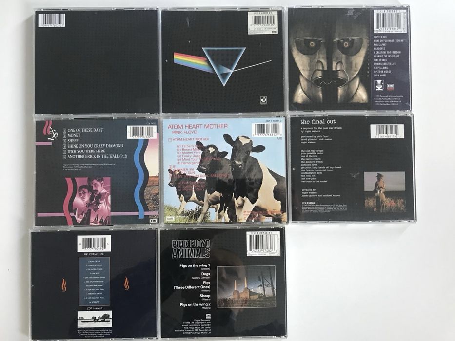 Vand cd-uri audio originale Queen si Pink Floyd