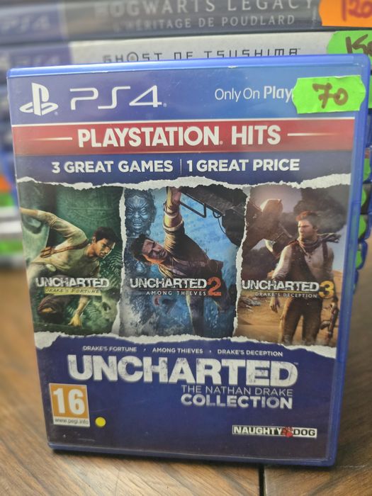 Uncharted Collection - ps4/5 ( 3 jocuri)
