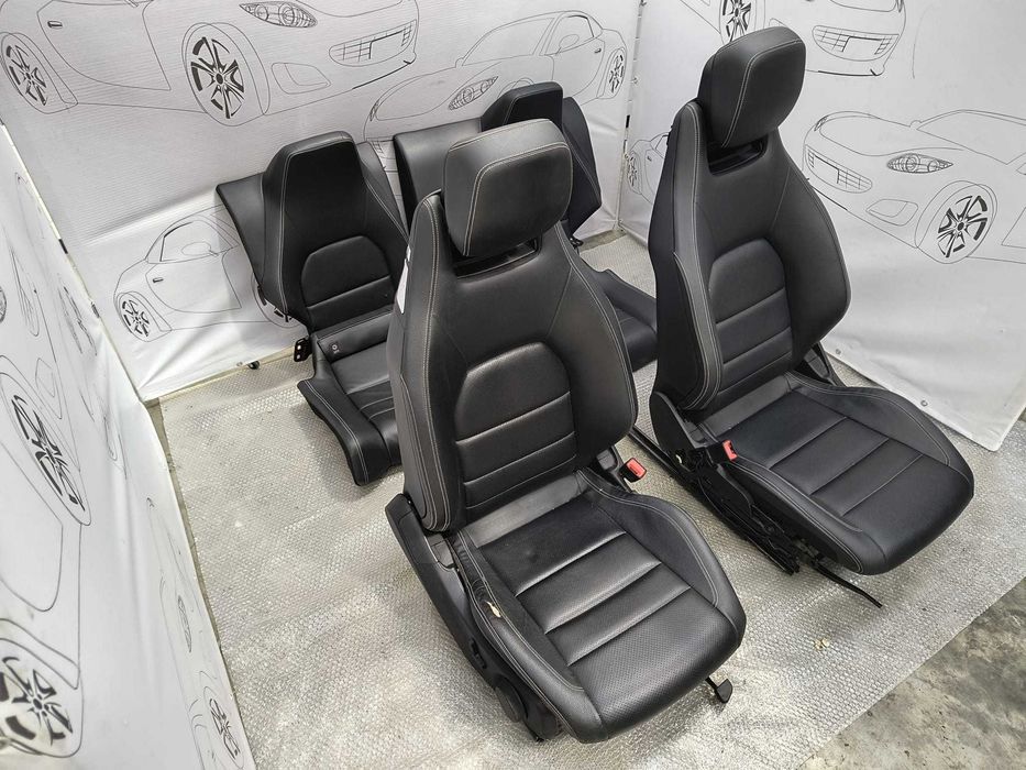 Set Interior Scaune Piele și Banchetă Mercedes-Benz C-Class Coupe C204 2013 / 2011-2014 / Cod OEM A2079100022 (5C2)