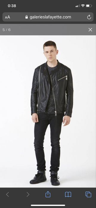 100% Агнешка  кожа яке Eleven Paris Collection  70 %  намаление