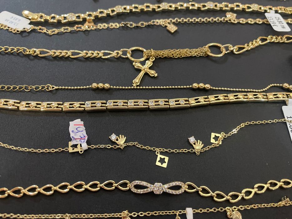 Обеци с 14К златно покритие