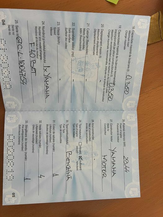 Barca Quicksilver Flamingo motor Yamaha , 40cp + perridoc inmatriculat